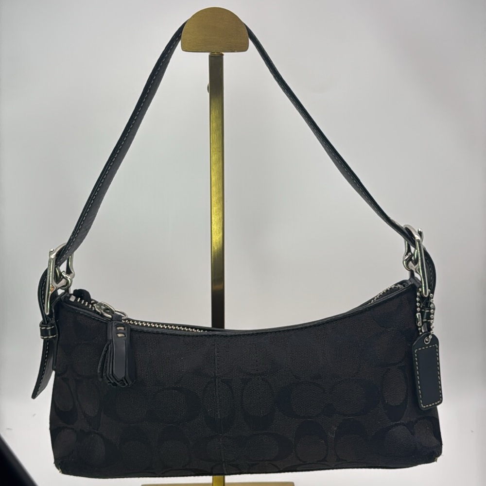 Sale! Vintage Coach Y2K Soho East West Baguette 6371 sinature Cs - Picture 3 of 16